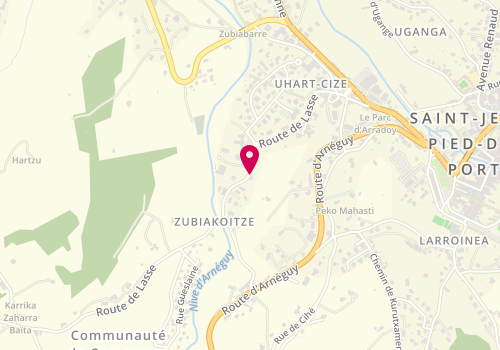 Plan de A & M Nettoyage Pays Basque, Zone Artisanale Route Lasse, 64220 Uhart-Cize