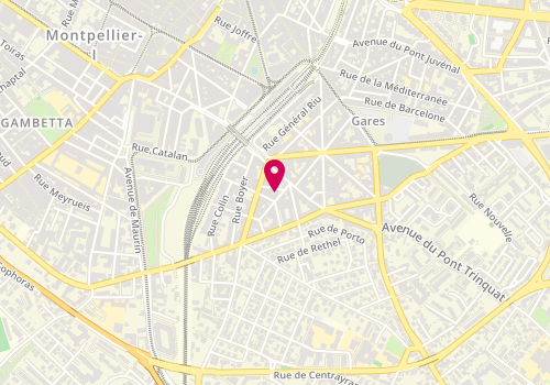 Plan de Les Jardins d'Eliade, 10 Rue Saint-Hubert, 34000 Montpellier