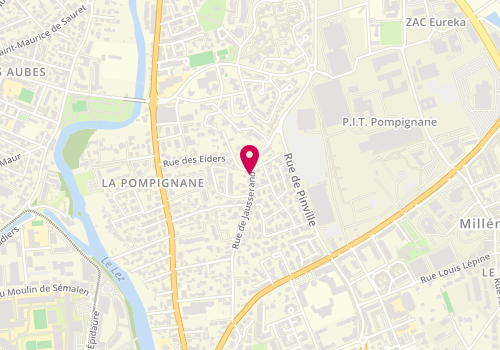 Plan de HQE Paysage, 521 Rue de Jausserand, 34000 Montpellier