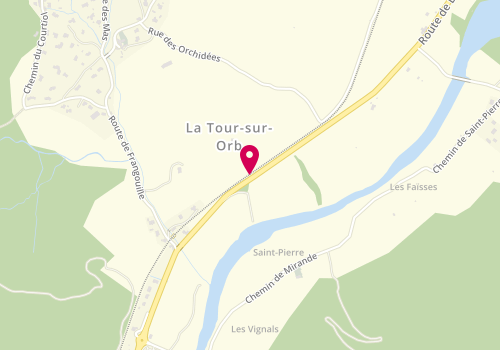Plan de A Tout Faire Jardin, 9 Route de Lodève, 34260 La Tour-sur-Orb