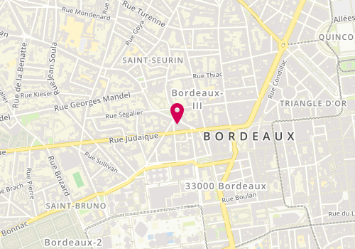 Plan de HARISTOY Sabine, 17 place des Martyrs de la Résistance, 33000 Bordeaux