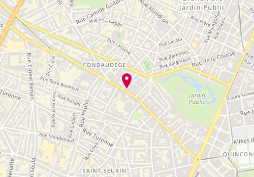 Plan de Fort & Salier - Architectes, 167 Rue Fondaudège, 33000 Bordeaux