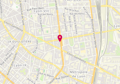 Plan de Azaé Lyon 3eme, 284 Rue Garibaldi, 69003 Lyon
