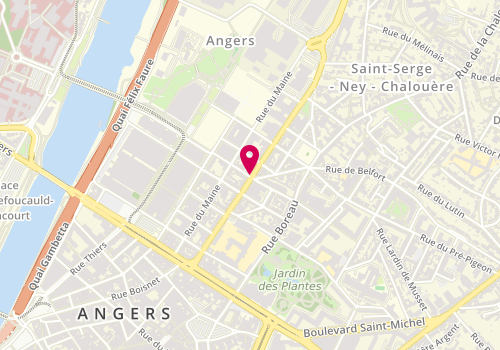 Plan de Atelier Avena, 30 avenue Besnardière, 49100 Angers