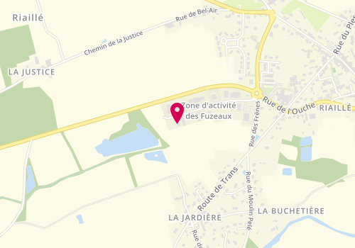 Plan de Lt Paysage, Zone Artisanale des Fuseaux
285 Rue des Chênes, 44440 Riaillé