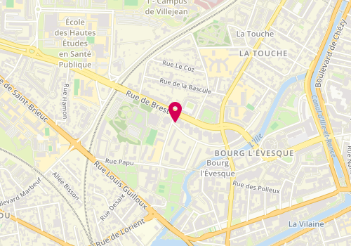 Plan de Profil Jardin, 6 Rue du Pere Lebret, 35000 Rennes