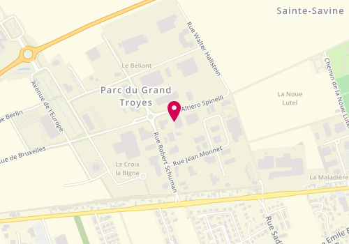Plan de A-G-Net Proprete Services - A-G-Paysage, 4 Rue Altiero Spinelli, 10300 Sainte-Savine