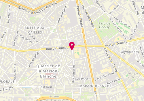 Plan de Atelier, 4 Damesme, 75013 Paris