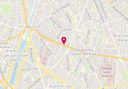 Plan de Atelier de l'Ile SCM, 89 Faubourg Saint Antoine, 75011 Paris