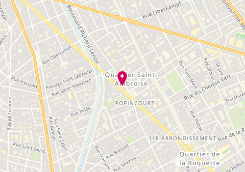 Plan de Arpentere, 6 Rue de la Folie Méricourt, 75011 Paris