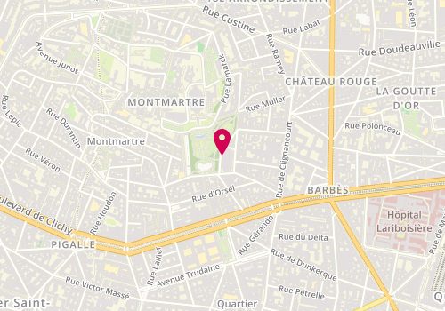Plan de Atelier, Square Willette 2 Ronsard, 75018 Paris